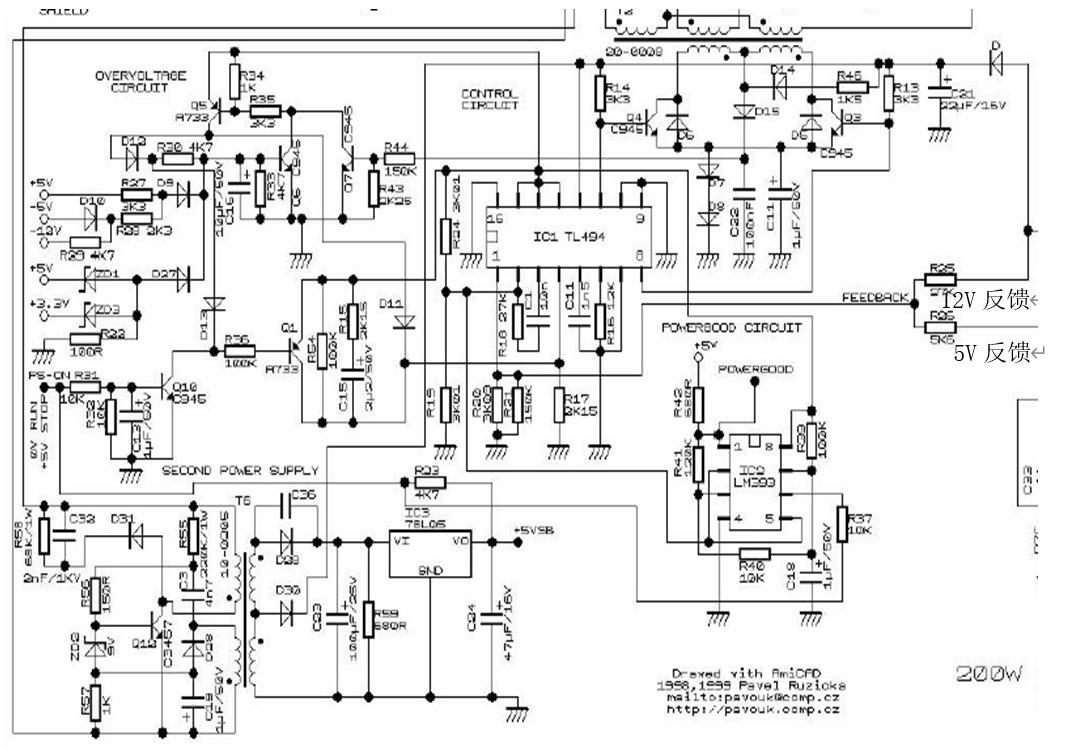 计算机的开关电源的维修,开关电源改0-100v做可调电源