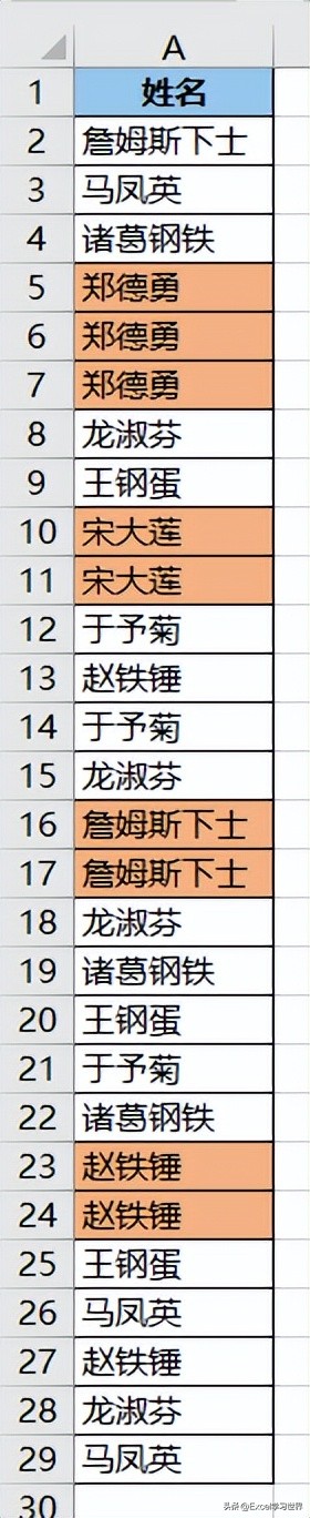 wpsexcel表格提取两区域中重复值,excel用if函数比对两列数据重复值