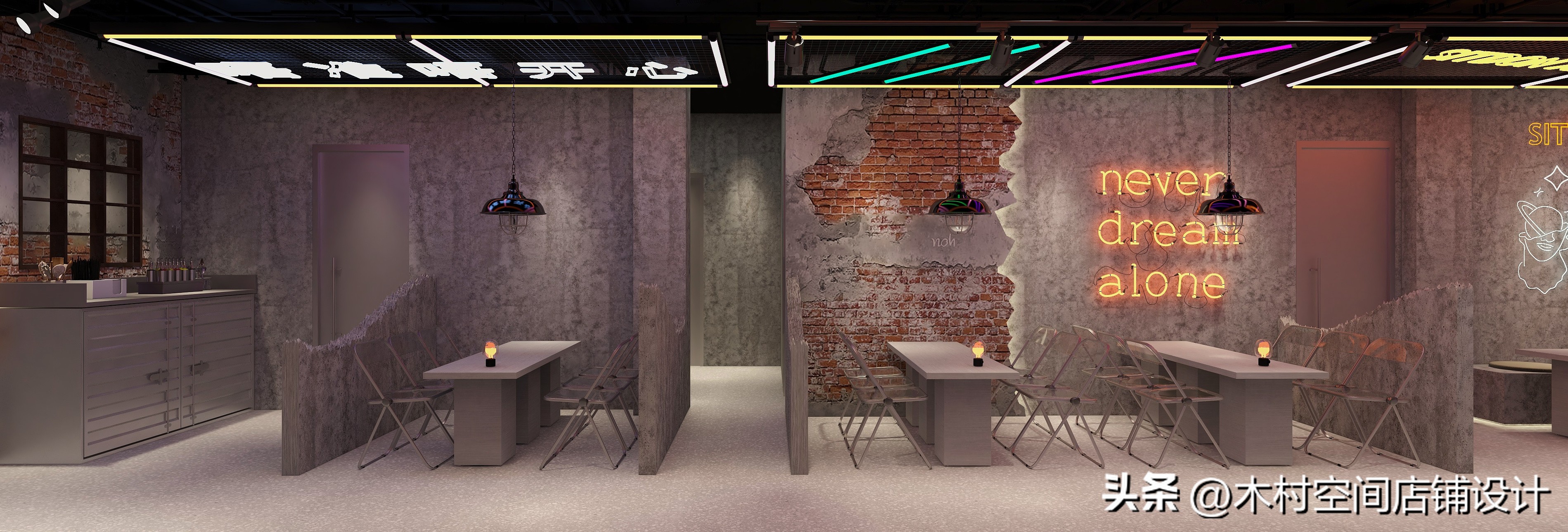 复古装修设计烧烤店,小空间烧烤店设计