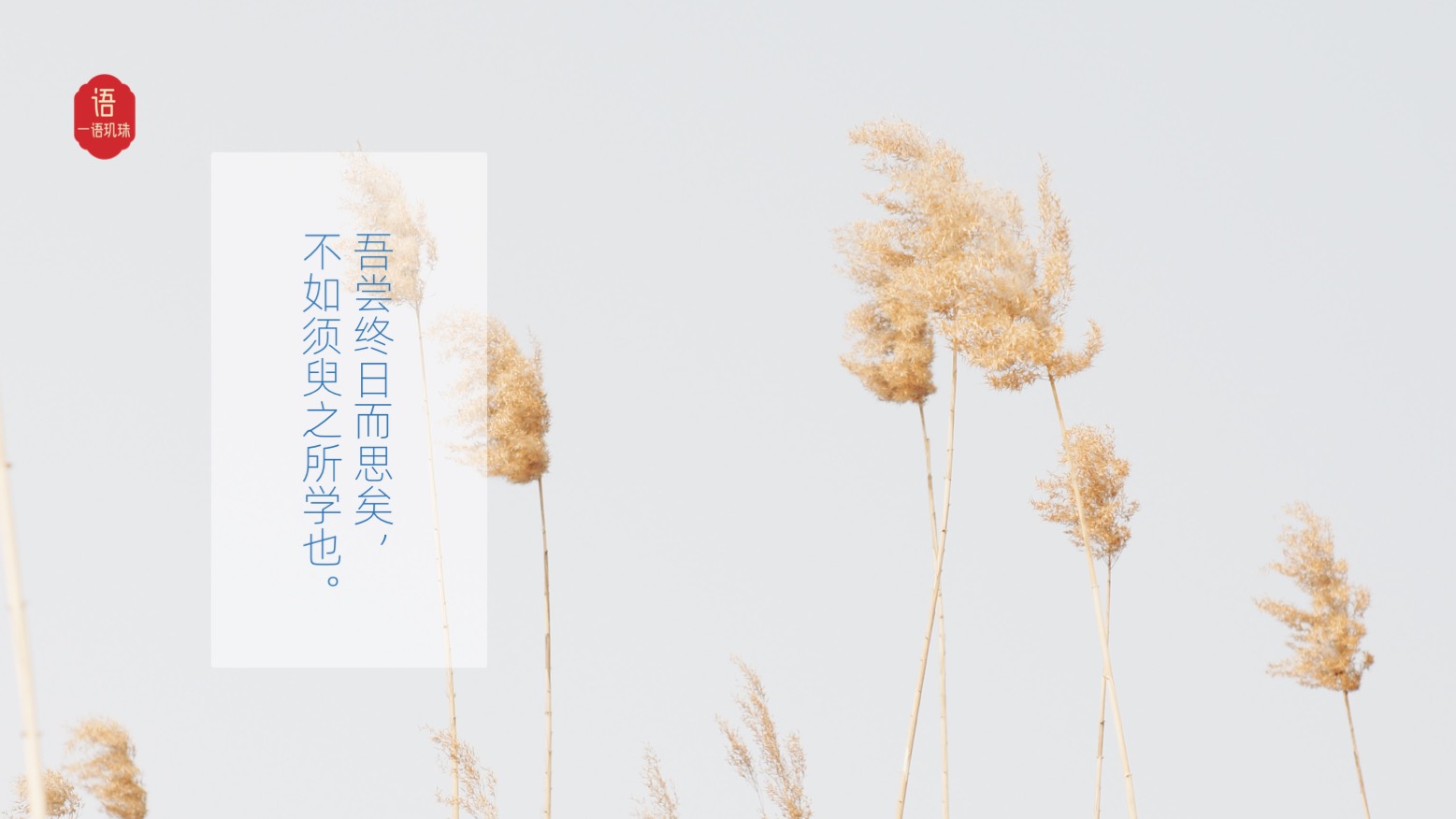 吾尝终日不食终夜不寝全文的翻译,终日而思不如须臾之所学什么意思