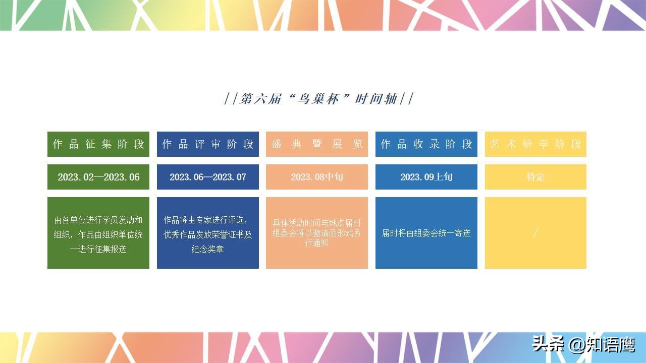 第六届鸟巢杯,梦想之光鸟巢杯2023邀请函