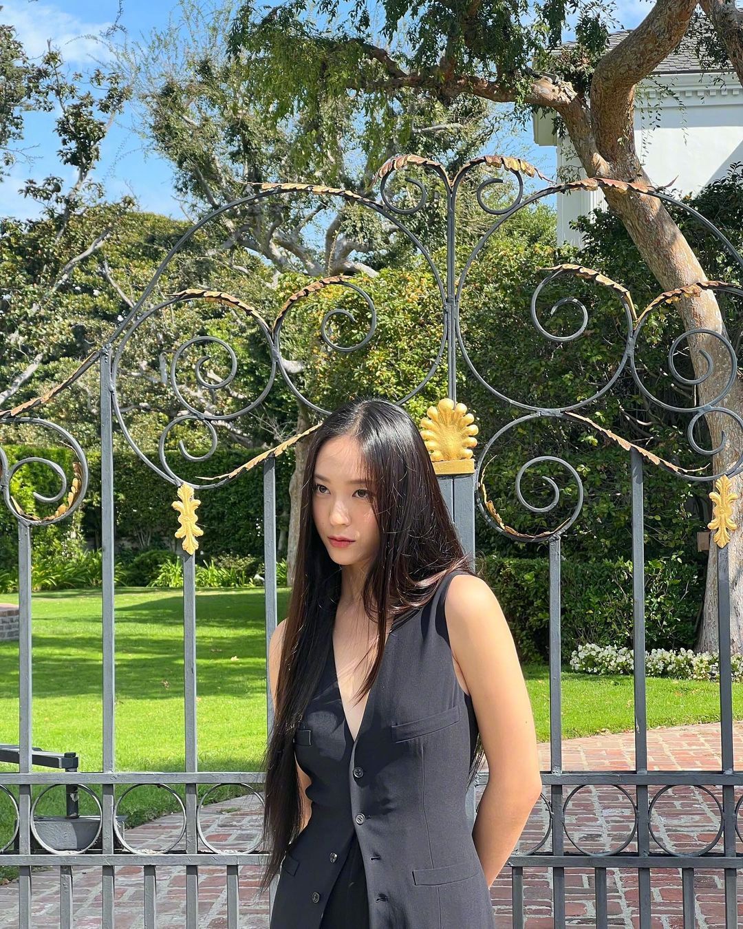 郑秀晶私服清新减龄女神不再高冷,郑秀晶高冷气质