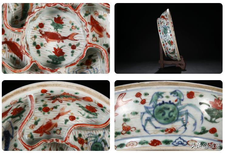 釉上五彩,釉上五彩富贵花