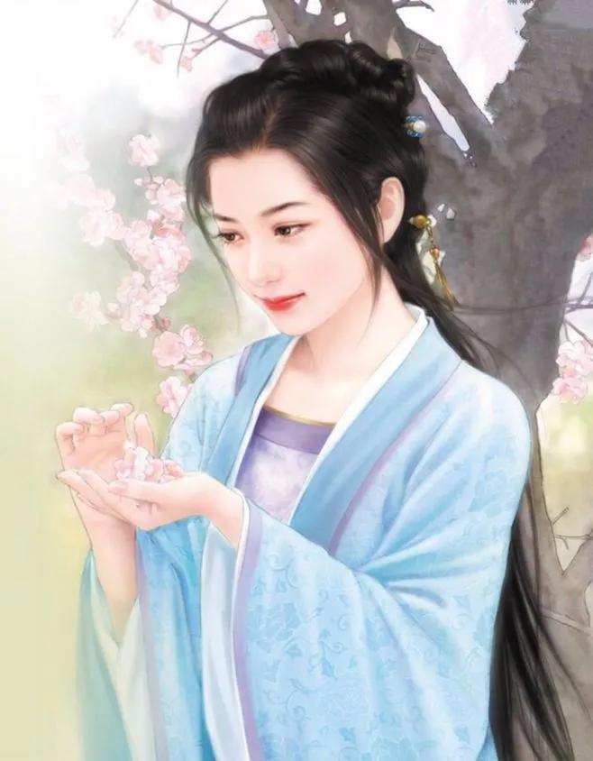 精美手绘手机壁纸古装演员,唐嫣古装高清壁纸