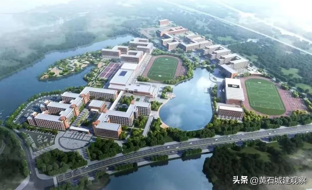 已更名黄石一公立学校9月开学12.6万平方米