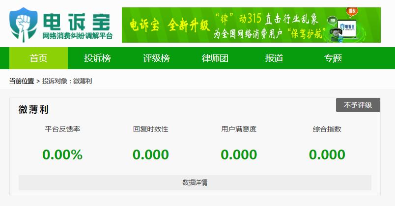 电诉宝投诉靠谱吗,微薄利申请提现迟迟不到账