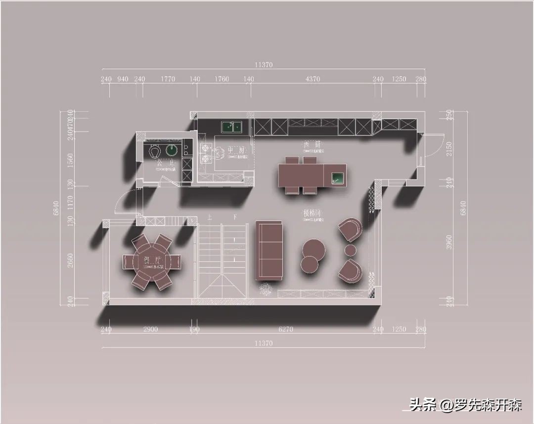 太好住了！汗蒸房、拳击馆统统搬回家，262㎡排屋法式轻奢混搭