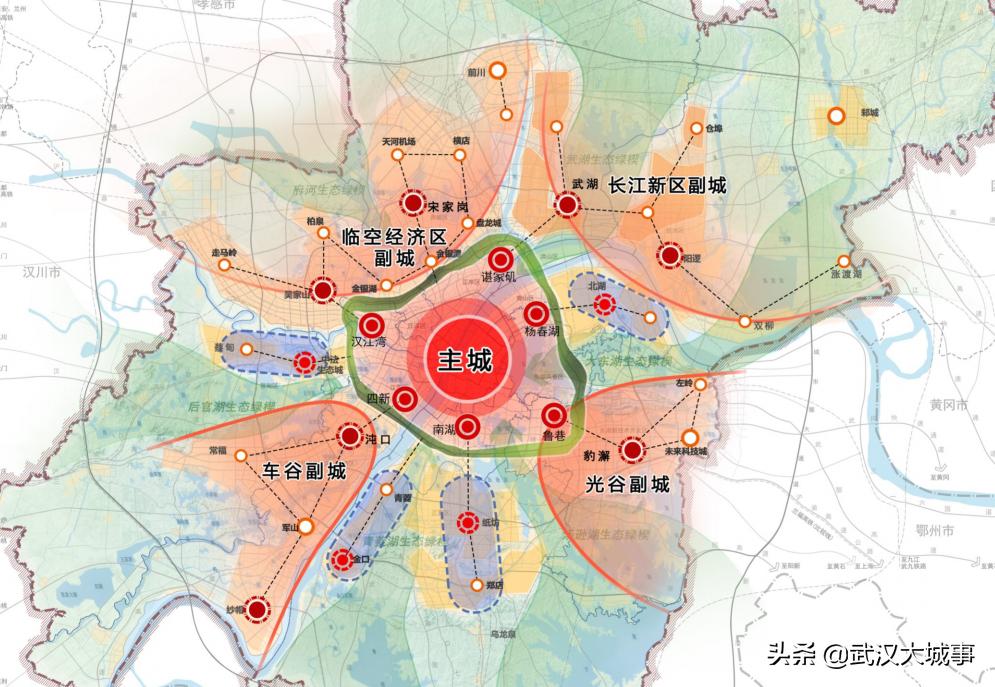 武汉各区地形图,武汉地势高低分布图