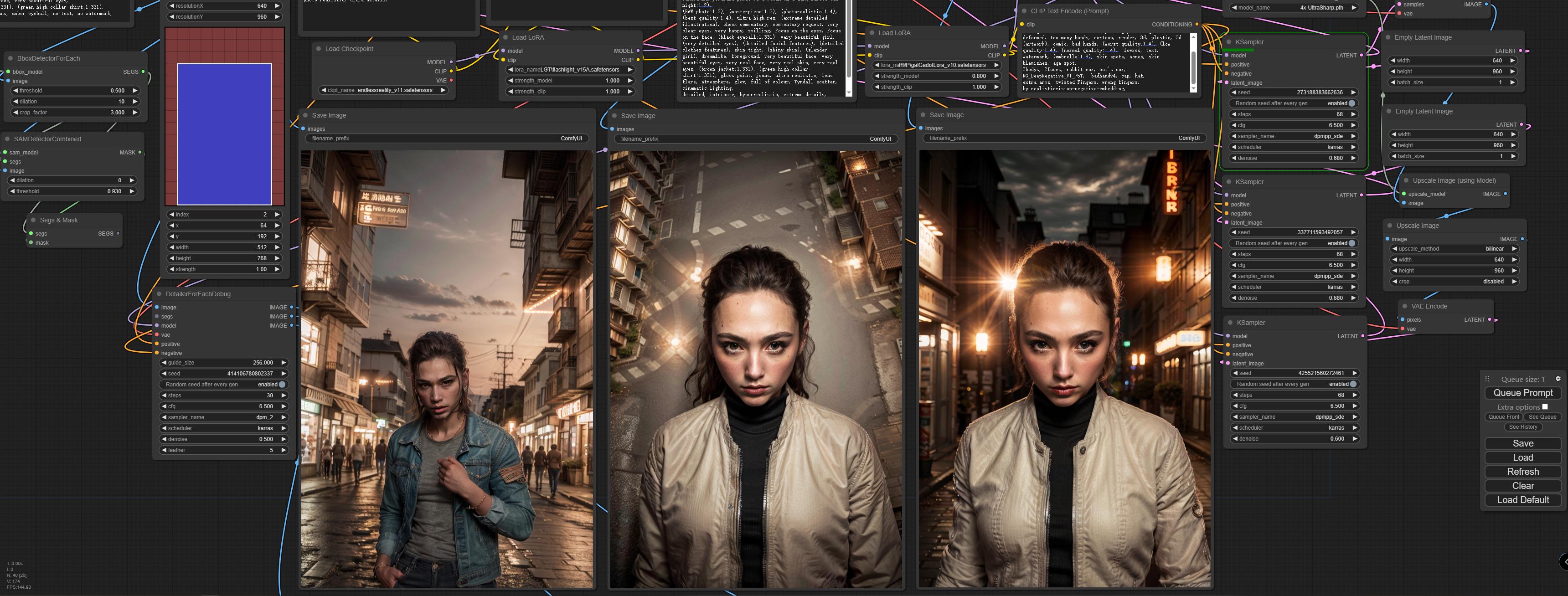 每天一个AI姬，AI绘画工具ComfyUI的高清修复技巧