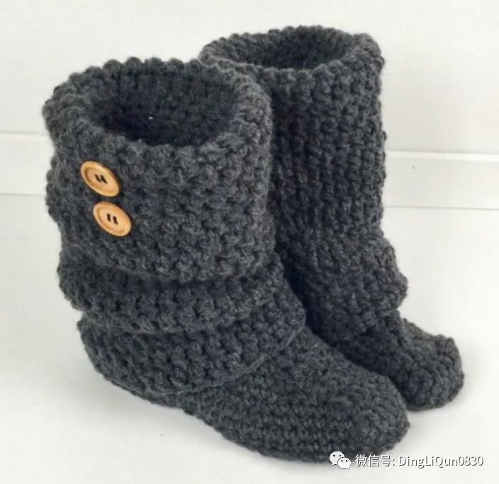 针织鞋子图案花样大全,针织鞋作品