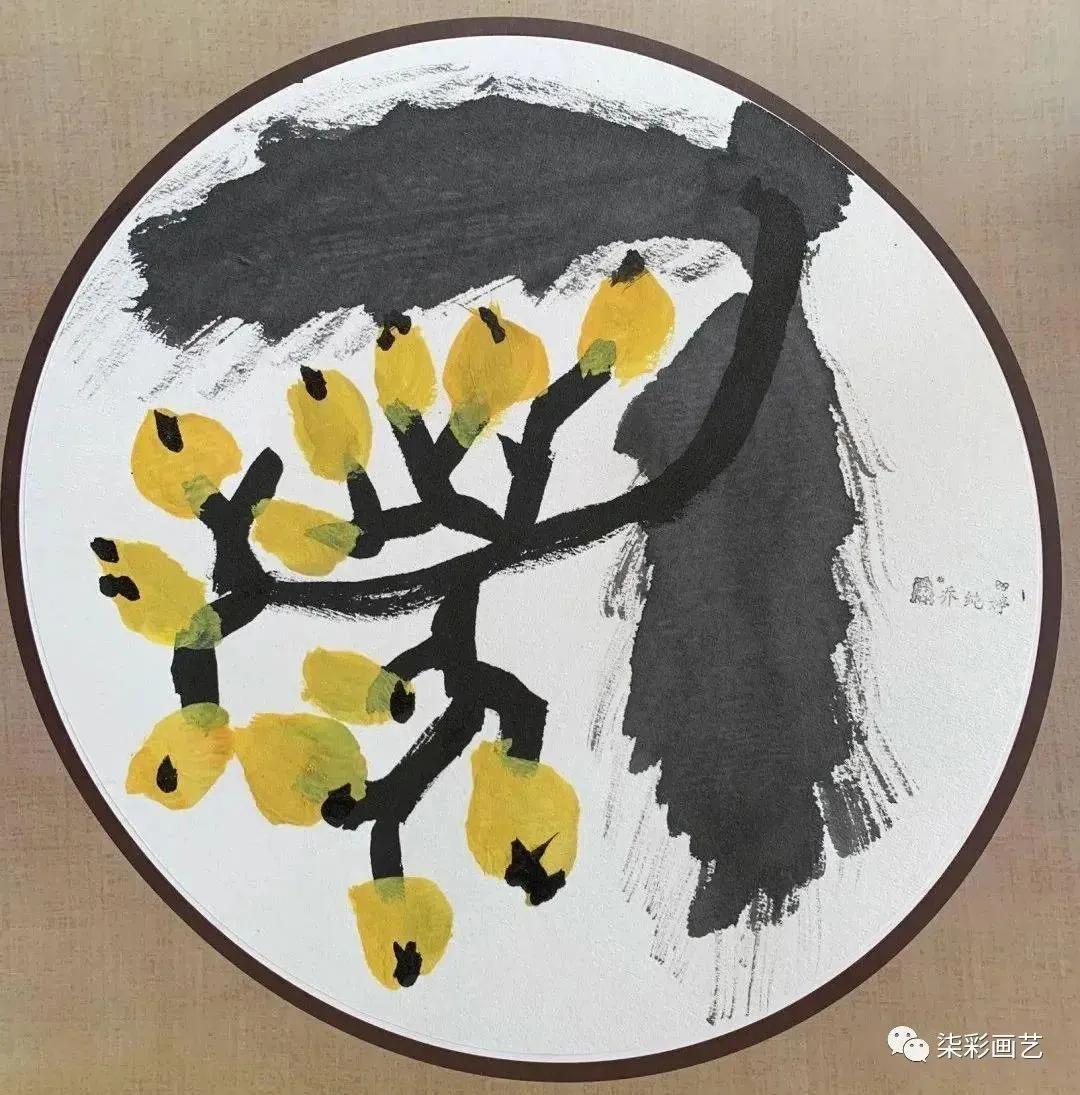 国画考级1-10级范画花鸟画,儿童国画入门范画步骤