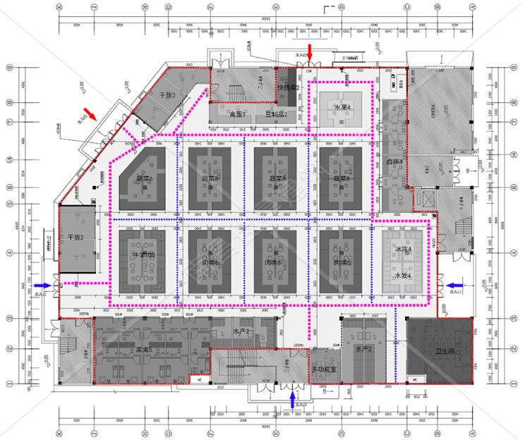 大型农贸市场设计案例,农贸市场设计实用性