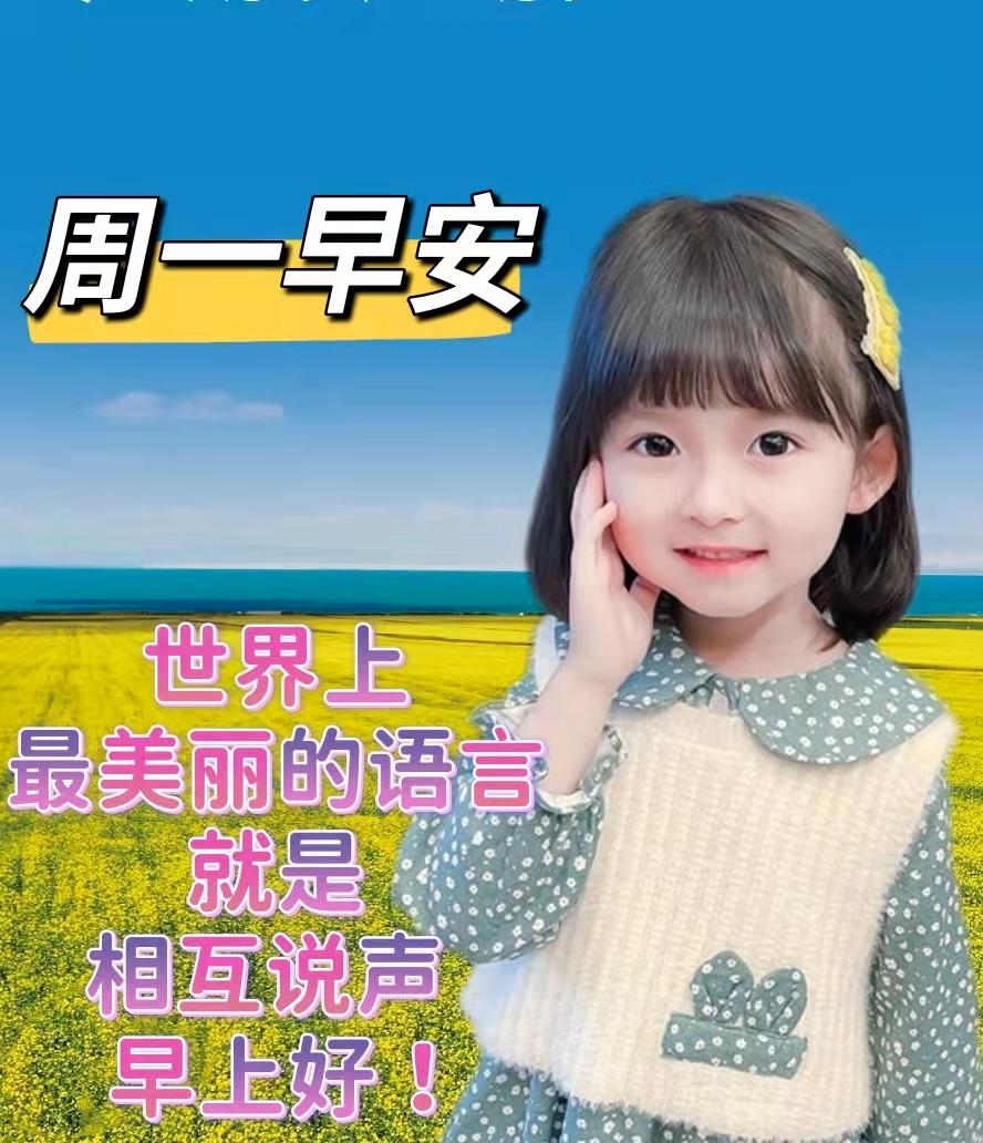 清晨开心幸福问候表情图片,早上好祝你天天开心表情图片