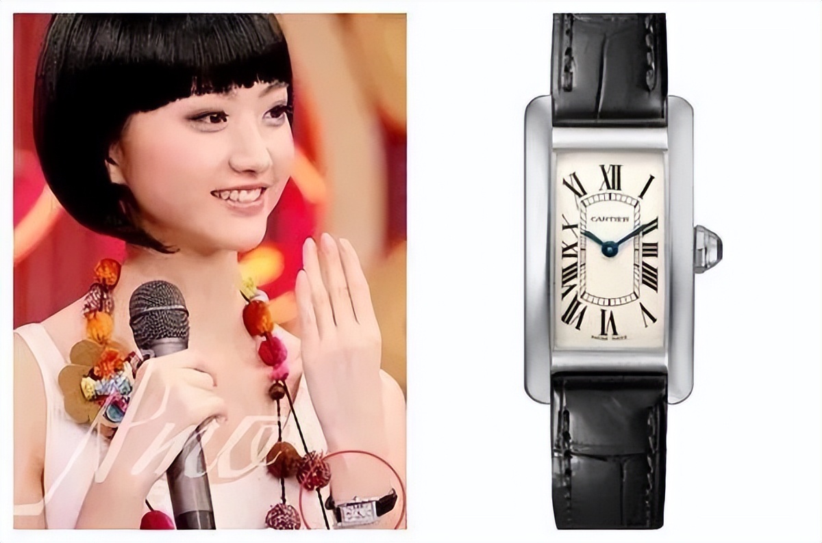 张继科景甜腕表,景甜卡地亚手表