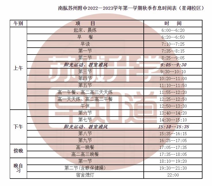 苏州小学上课作息时间,苏州学校几点钟放学