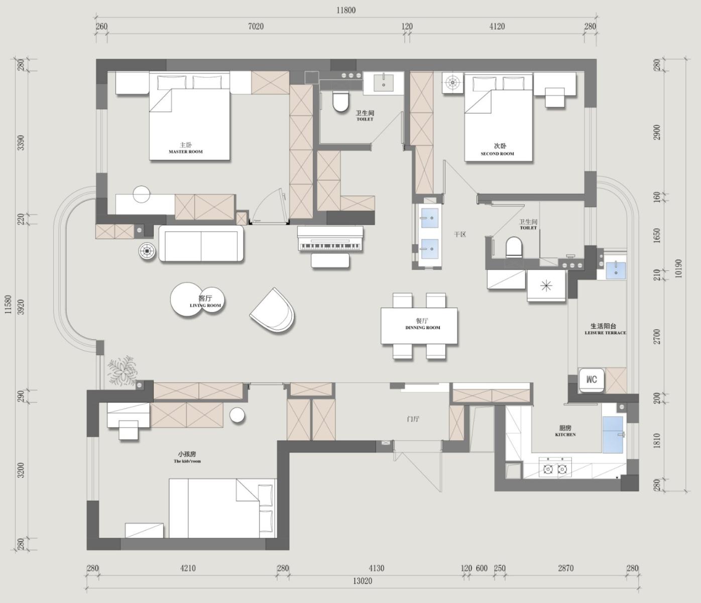 设计师简单装修也能接地气的舒服,家居装修设计100平7万装修