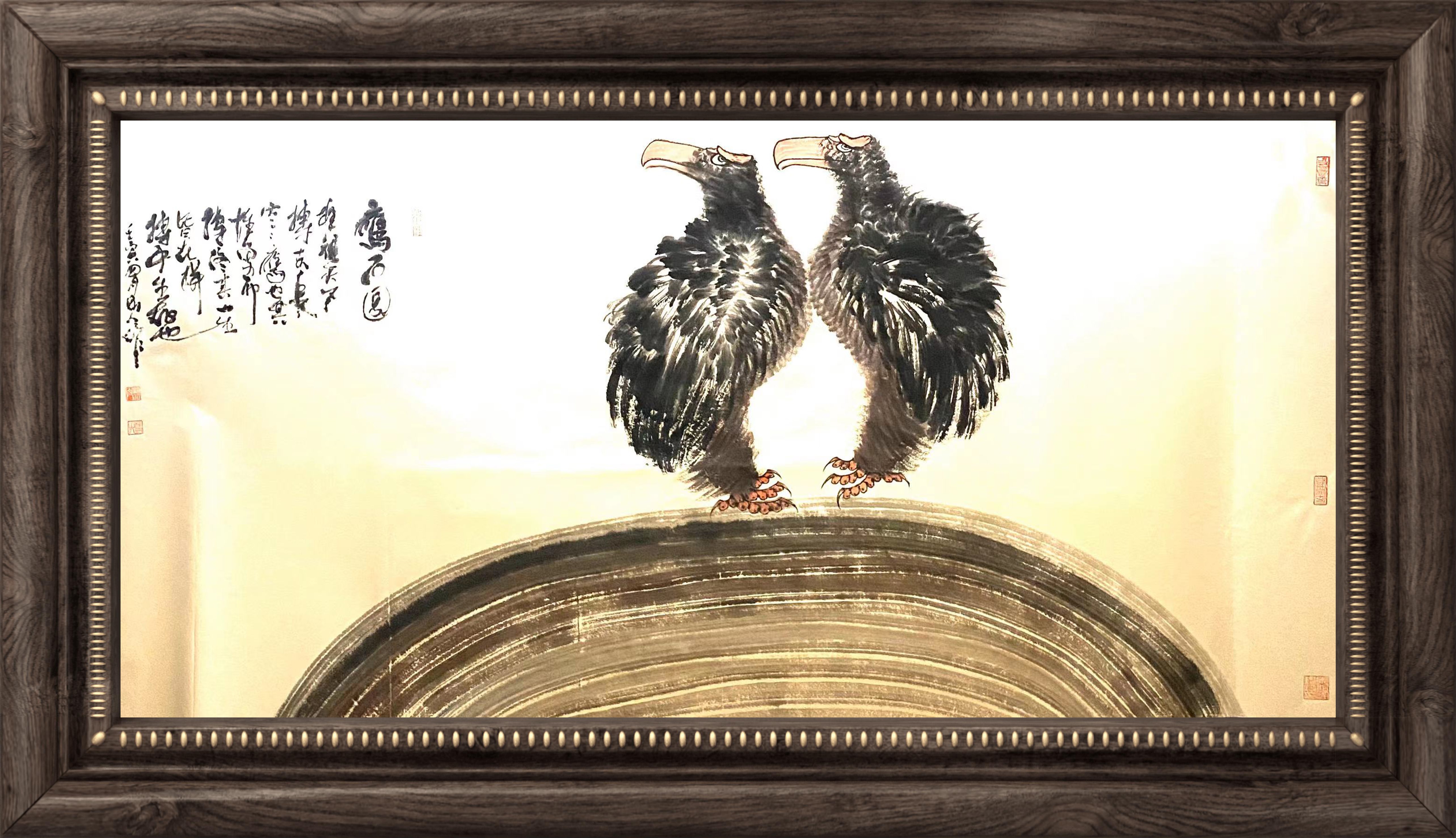 画家朱祖国作品集,书画家朱祖国的指墨画