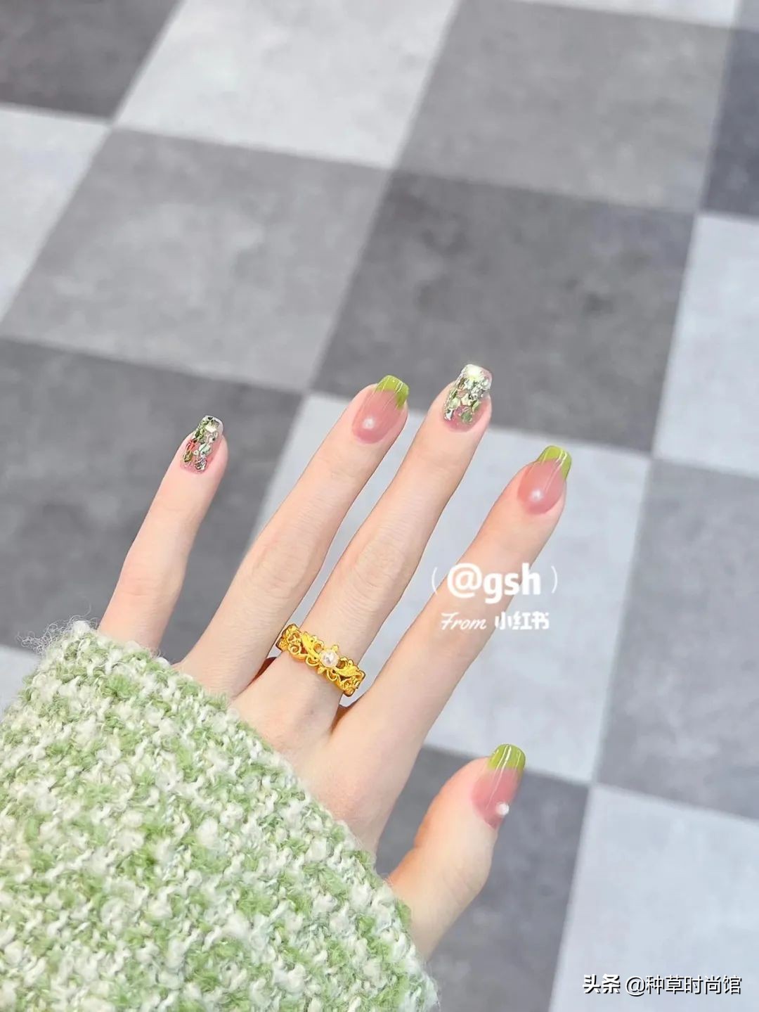 秋冬超显白高级感美甲,春日美甲图片最新款百搭