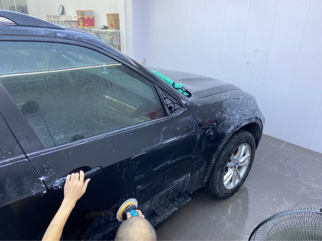 14款宝马x5老改新过程,2011款宝马x5翻新修复