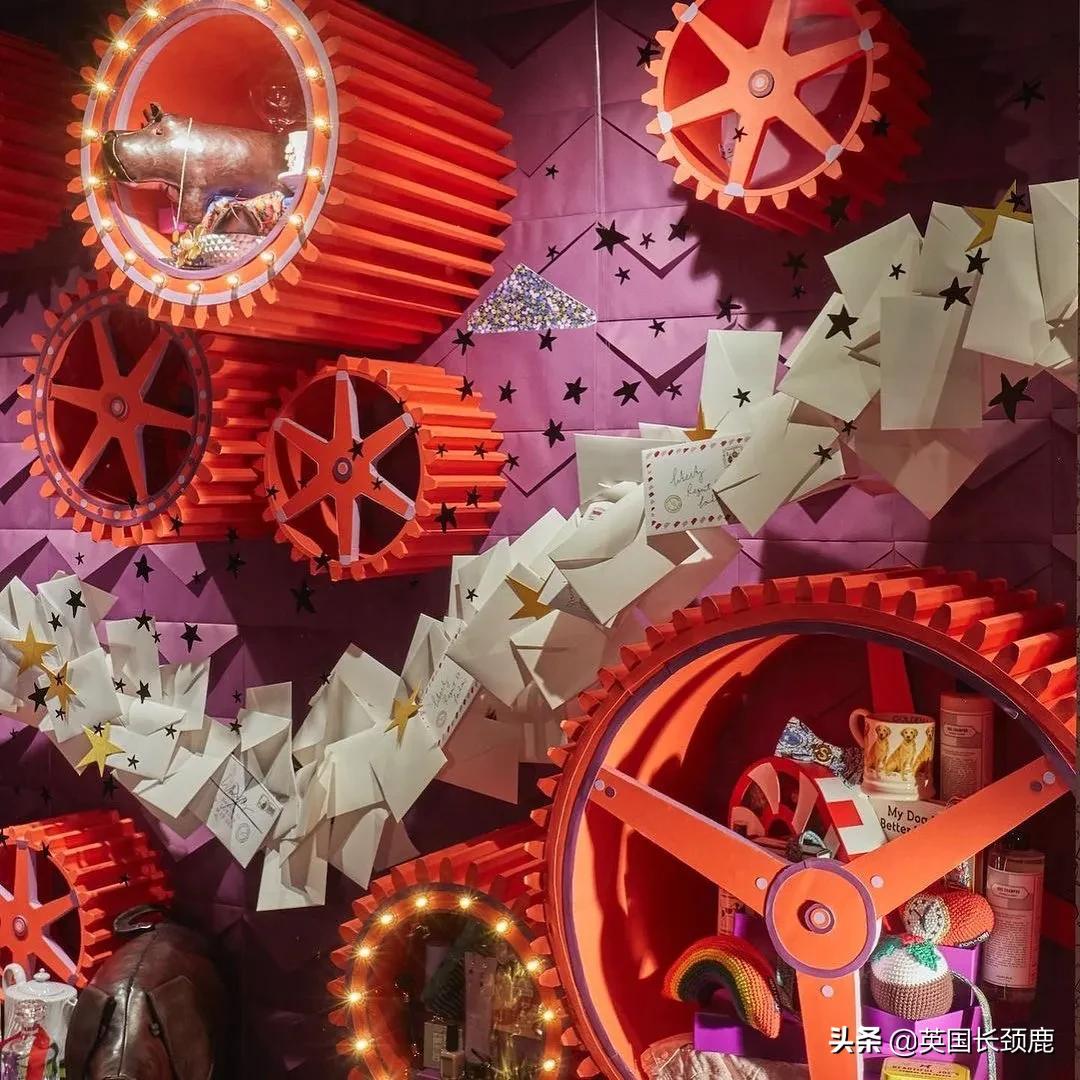 伦敦圣诞橱窗,2021年英国圣诞