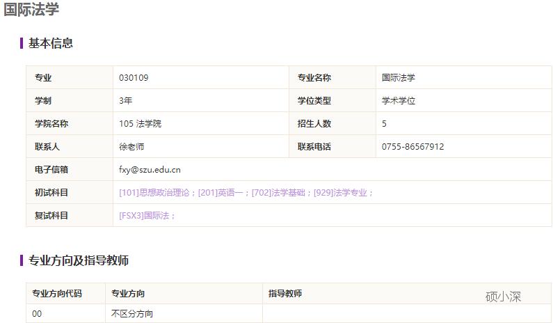 深大法律考研,深大考研全日制公共管理