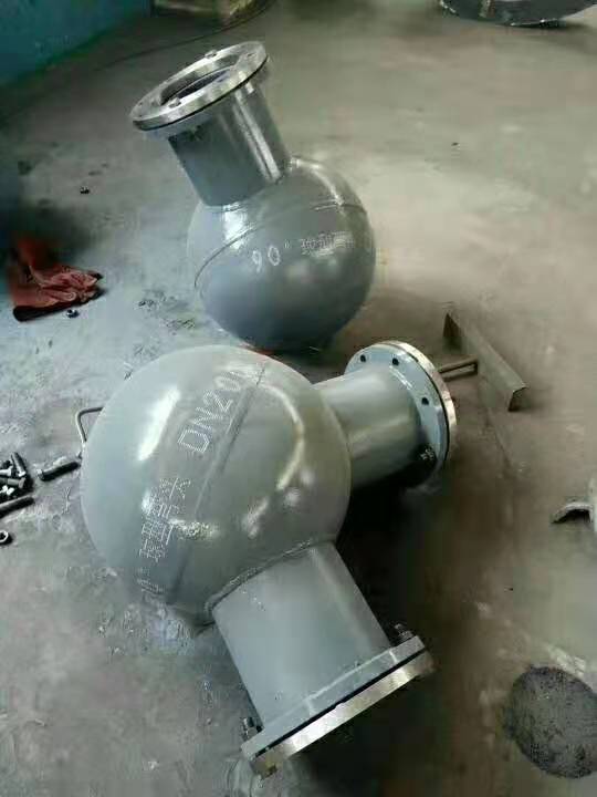 耐磨陶瓷球形弯头,耐磨陶瓷复合管弯头型号