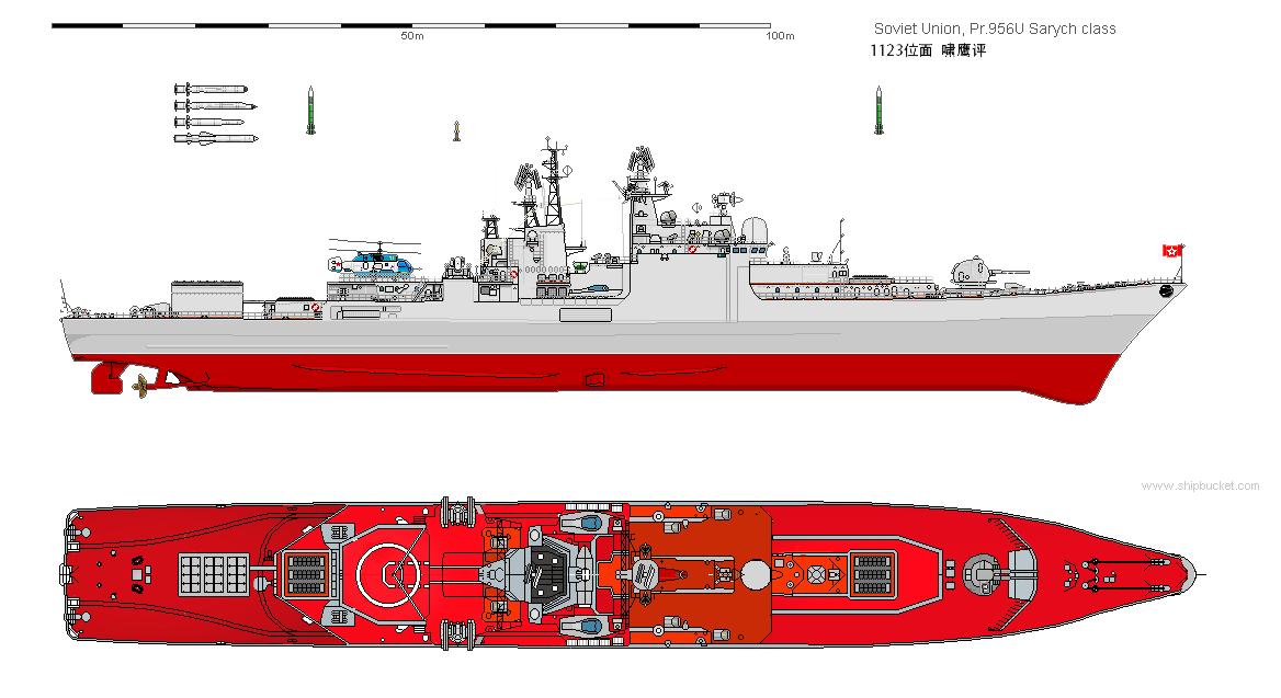温州号现代导弹驱逐舰,现代战舰22350驱逐舰