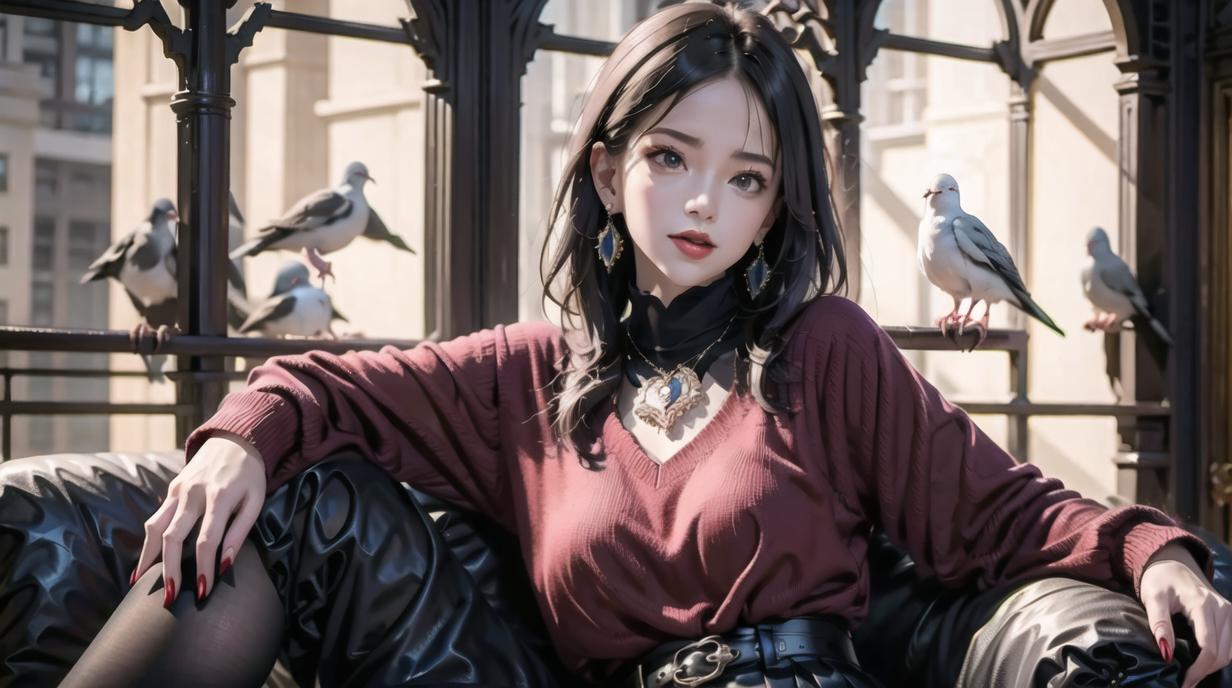 ai二次元少女美图,高颜值ai二次元美女图片