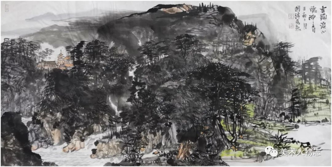 喜迎“二十大”中国画名家画美丽中国——齐国强