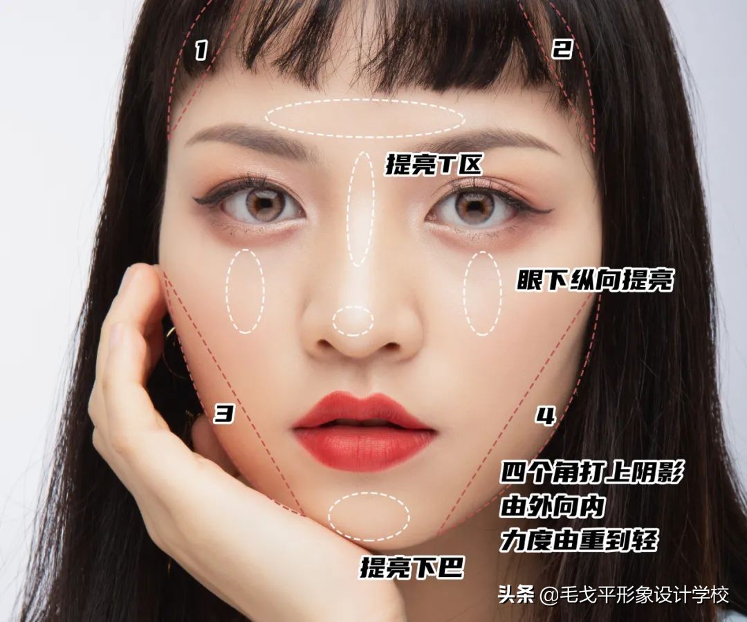 日常化妆技巧教程全脸,不同脸型的化妆技巧全在这