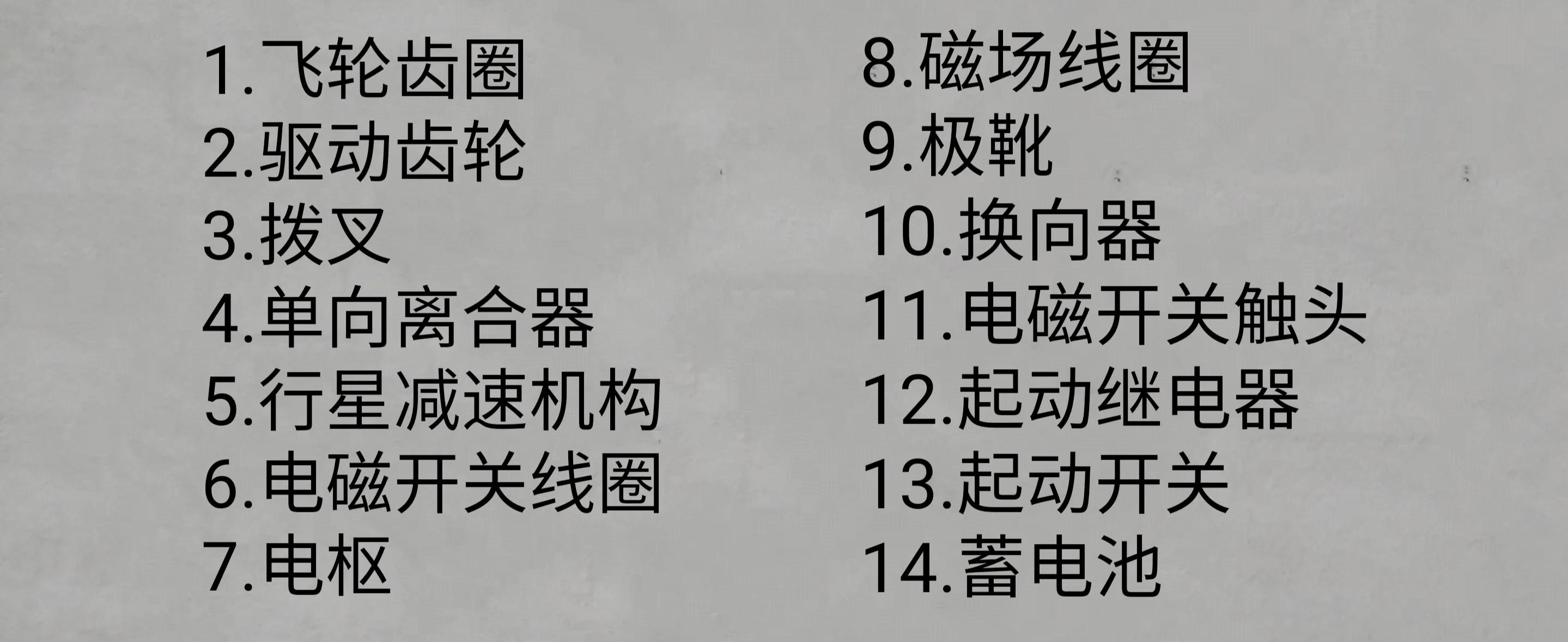 汽车起动机工作原理,汽车起动机甩齿坏了怎样解决