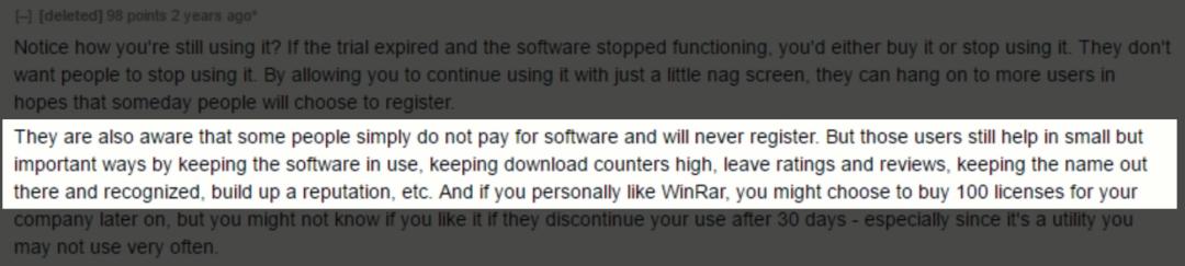 28年过去了，这个软件的40天试用期还没结束