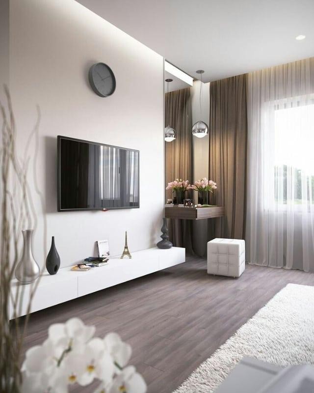 电视挂墙上还是放电视柜上好?区别很大,别搞错了