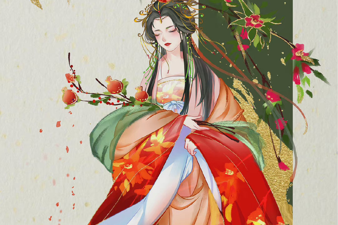 10首诗词中明艳如火的石榴花：待浮花浪蕊都尽，伴君幽独