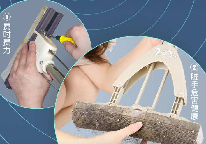 旋转拖把头怎样清洗才能干净,拖把头洗不干净怎么处理