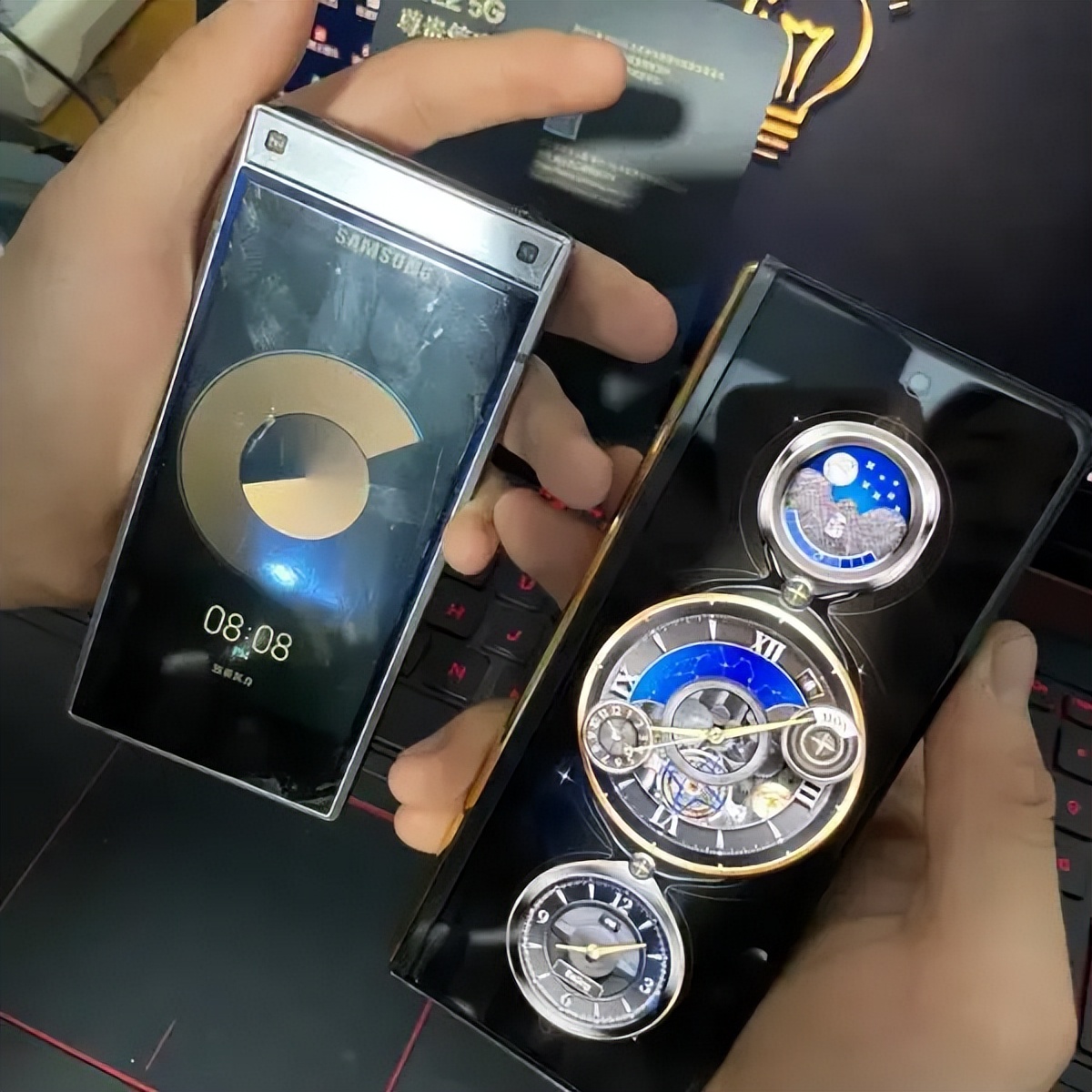 三星w23折叠屏心系天下最新价格,三星w22心系天下小折叠屏售价