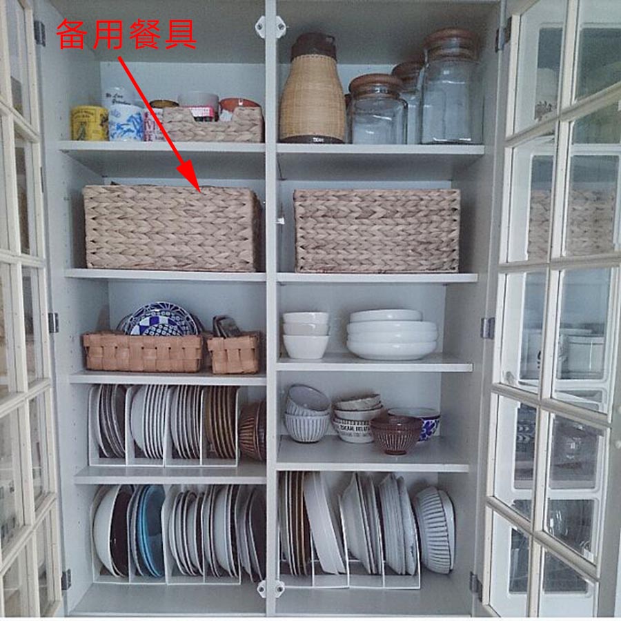 碗碟收纳技巧,碗碟餐具收纳自制