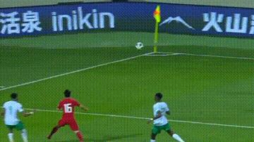中国1-0沙特点球,中国队1:0胜沙特