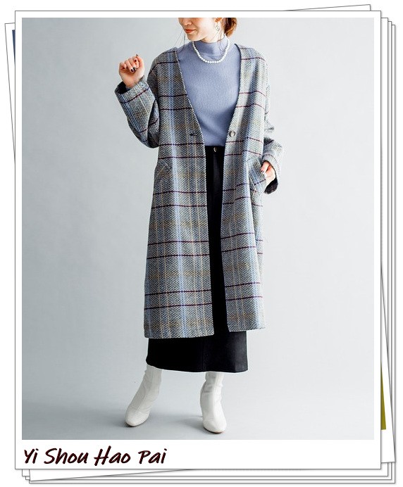 无领大衣如何穿才好看,无领大衣的多种搭配