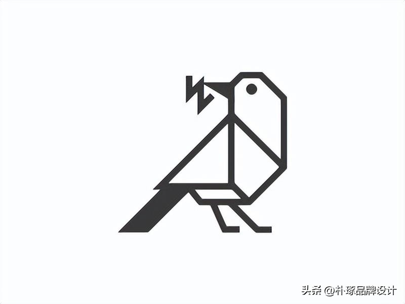 金鼠logo设计创意,麻雀图案logo设计理念