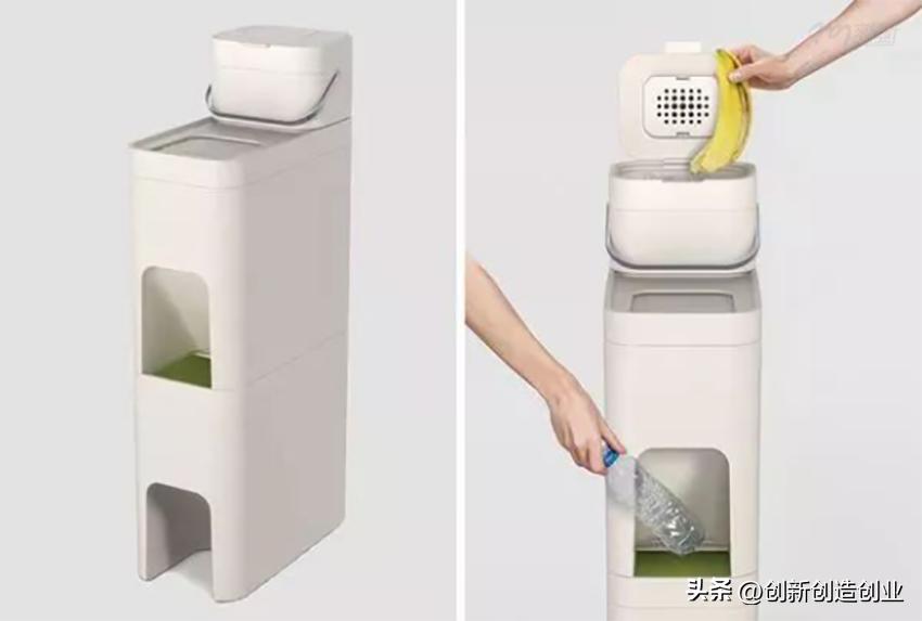 创意分类垃圾桶设计图,我的创意分类垃圾桶设计说明