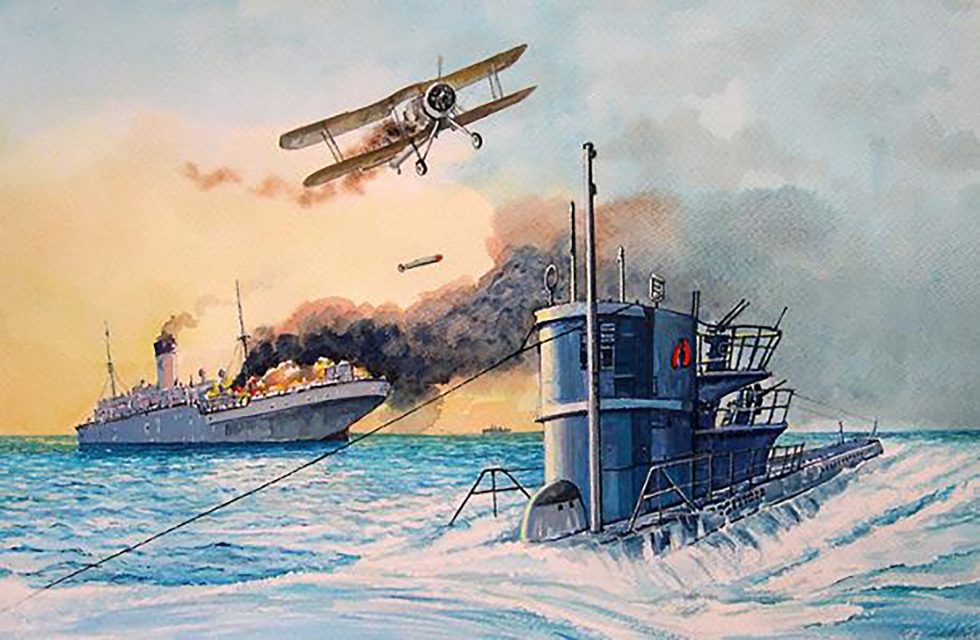 潜艇不惧怕风暴,潜艇最突出的战术弱点