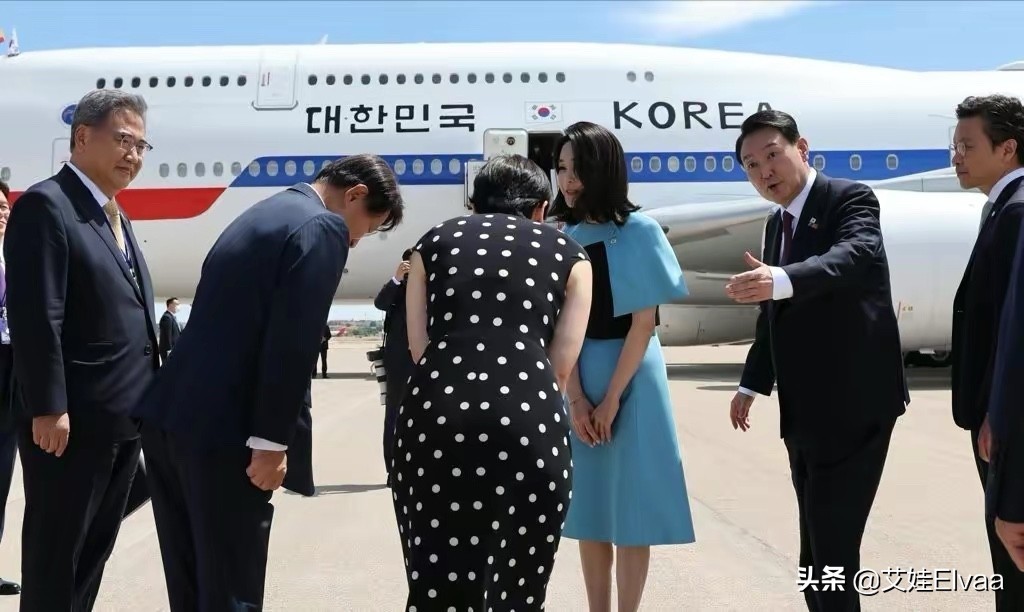 韩国第一夫人裙装,韩国第一夫人出席北约