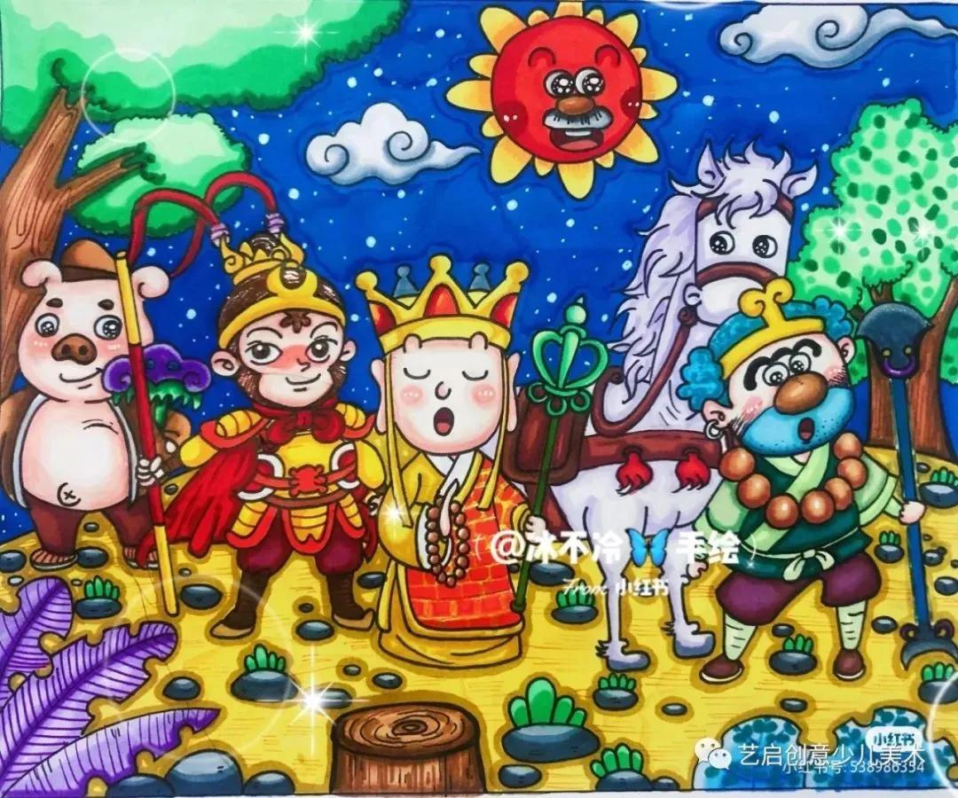 关于中国的绘画马克笔丰富一点,马克笔绘画流民图