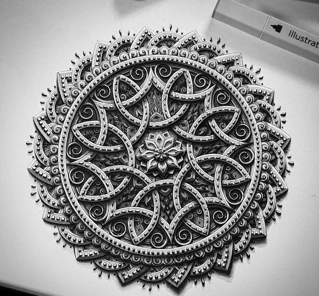 画这种竟能治好抑郁？这些超牛的解压图案，拯救了自杀边缘的男人