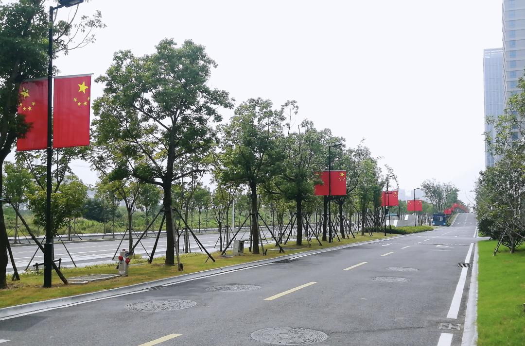 今年国庆合肥高新区，红了！