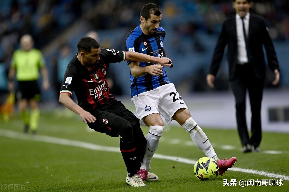 国际米兰实现意大利超级杯三连冠,国米当年六冠王输了超级杯