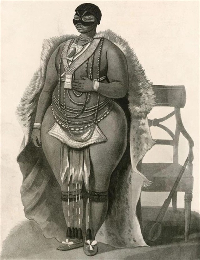 南非女孩巴特曼：被当做动物供欧洲人观赏，死后被制成标本