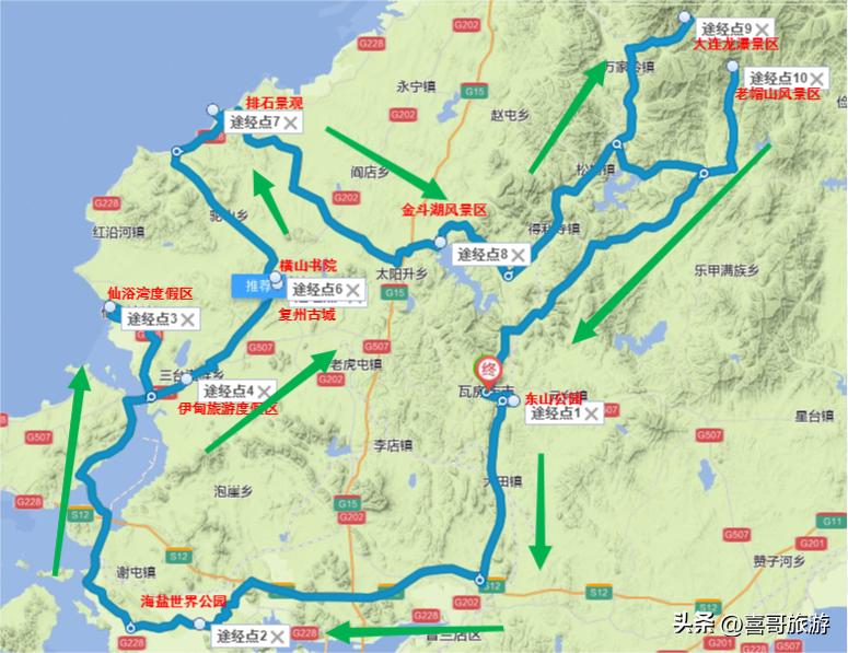 大连瓦房店游玩的地方推荐,大连瓦房店附近的旅游景点推荐