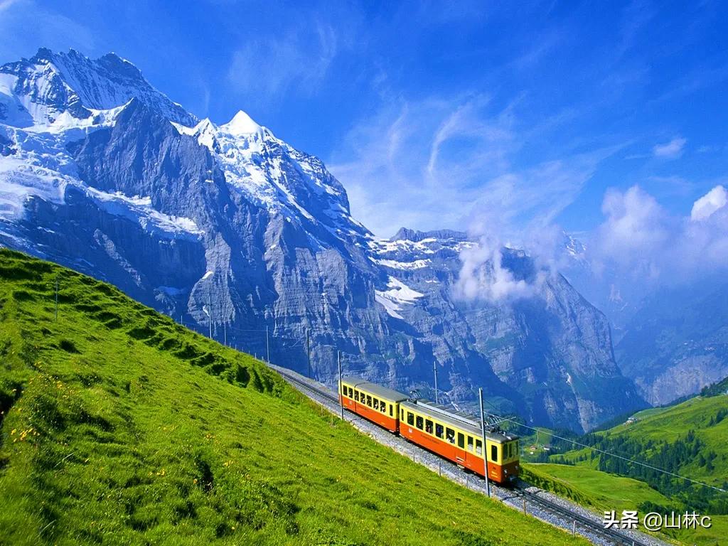 瑞士超清壁纸1080p,瑞士阿尔卑斯山雪山风景壁纸